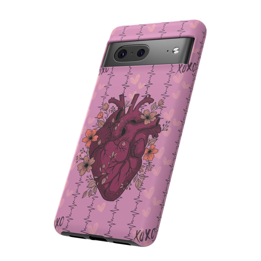 Pink Anatomical Heart Phone Case