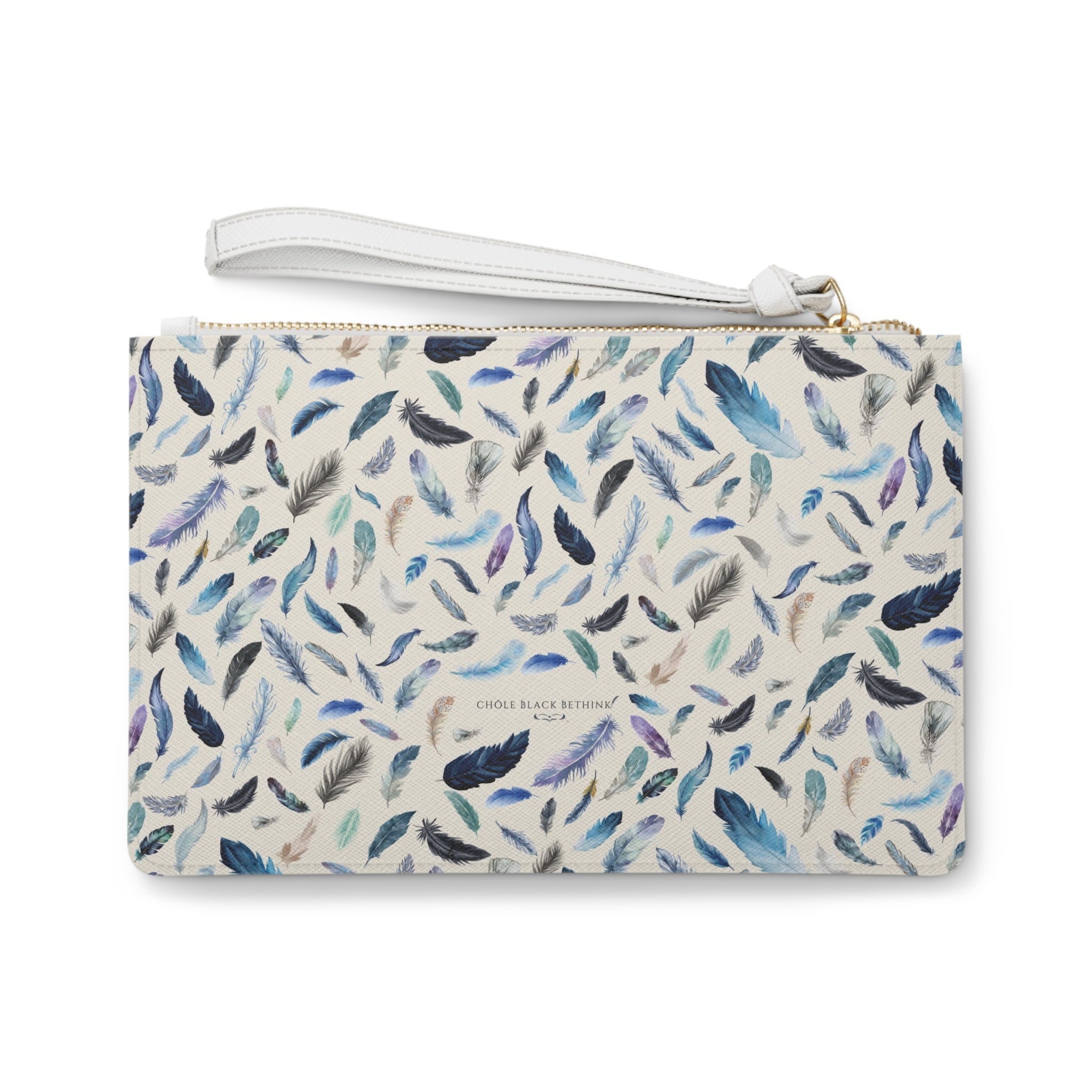 Nevermore Feather Wristlet