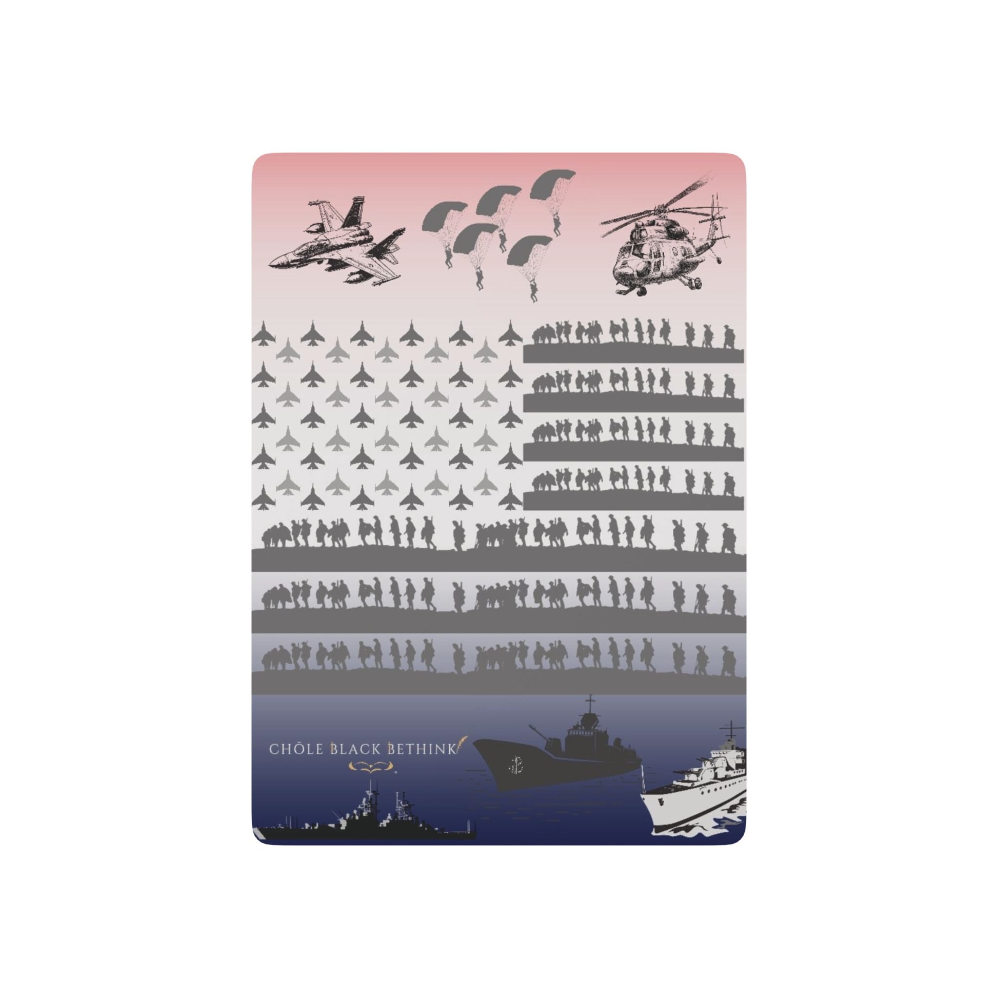 Echoes of Valor Tribute Playing Cards — Patriotic Flag Card Deck