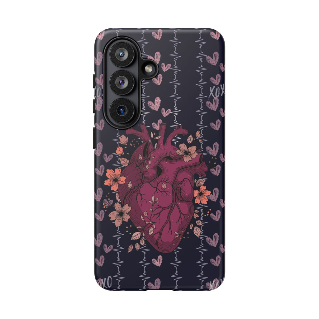 Dark Anatomical Heart Phone Case
