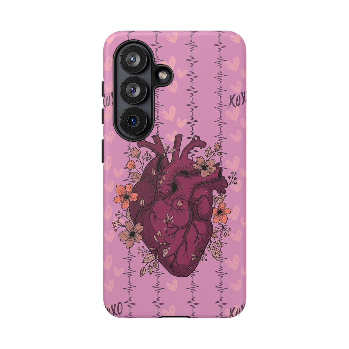 Pink Anatomical Heart Phone Case