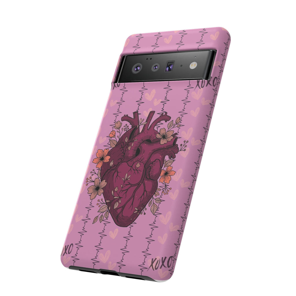 Pink Anatomical Heart Phone Case