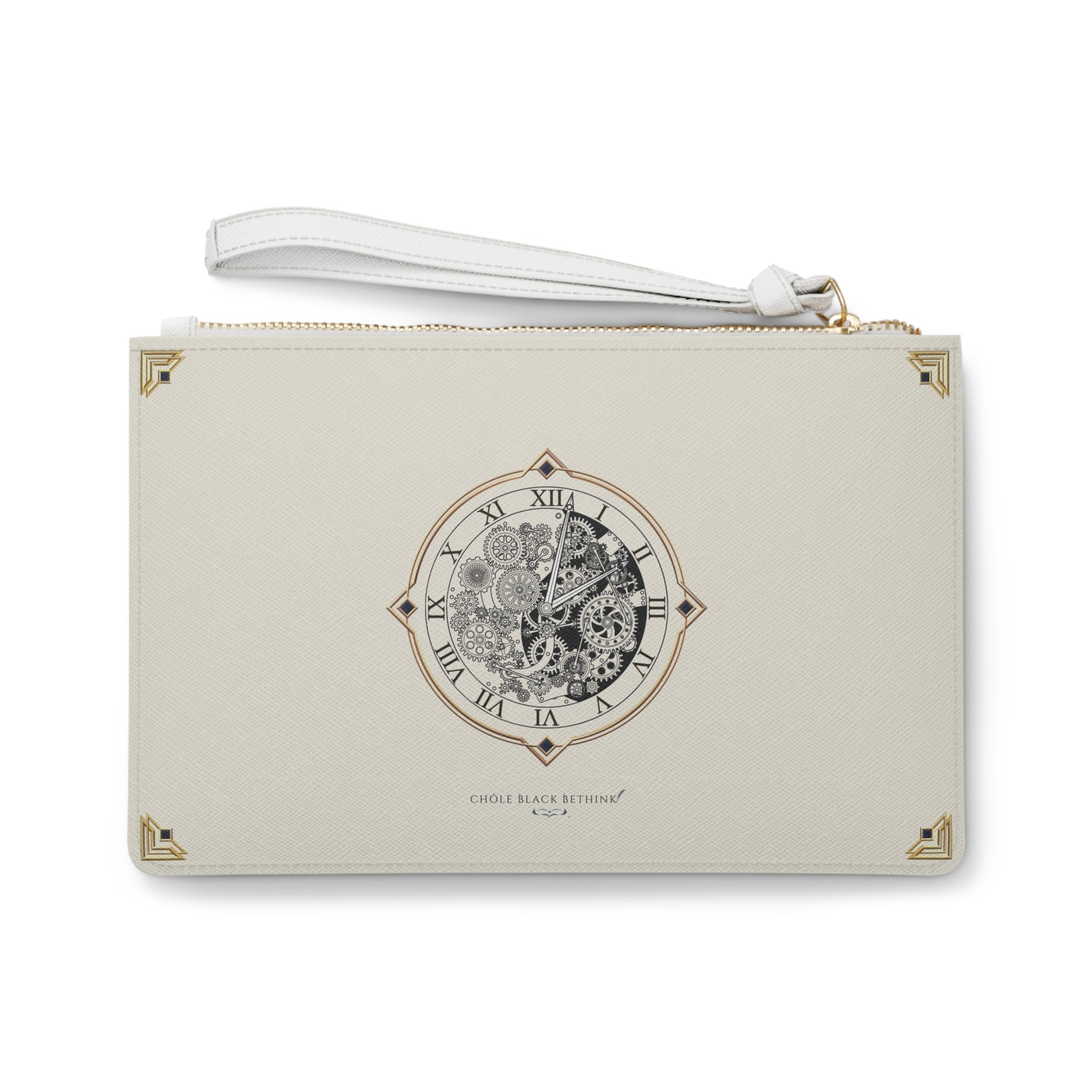 Wristlet Bag — Steampunk Gear Clock