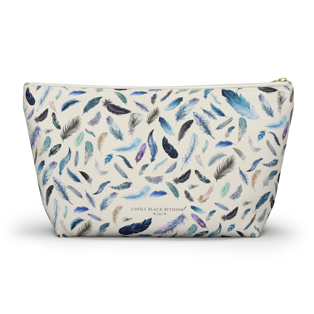 Nevermore Feather Cosmetic Bag