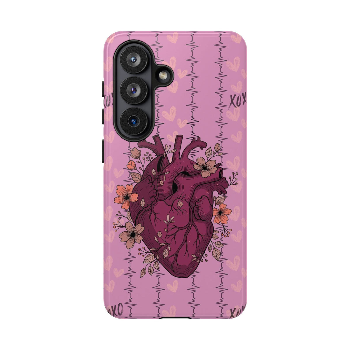 Pink Anatomical Heart Phone Case