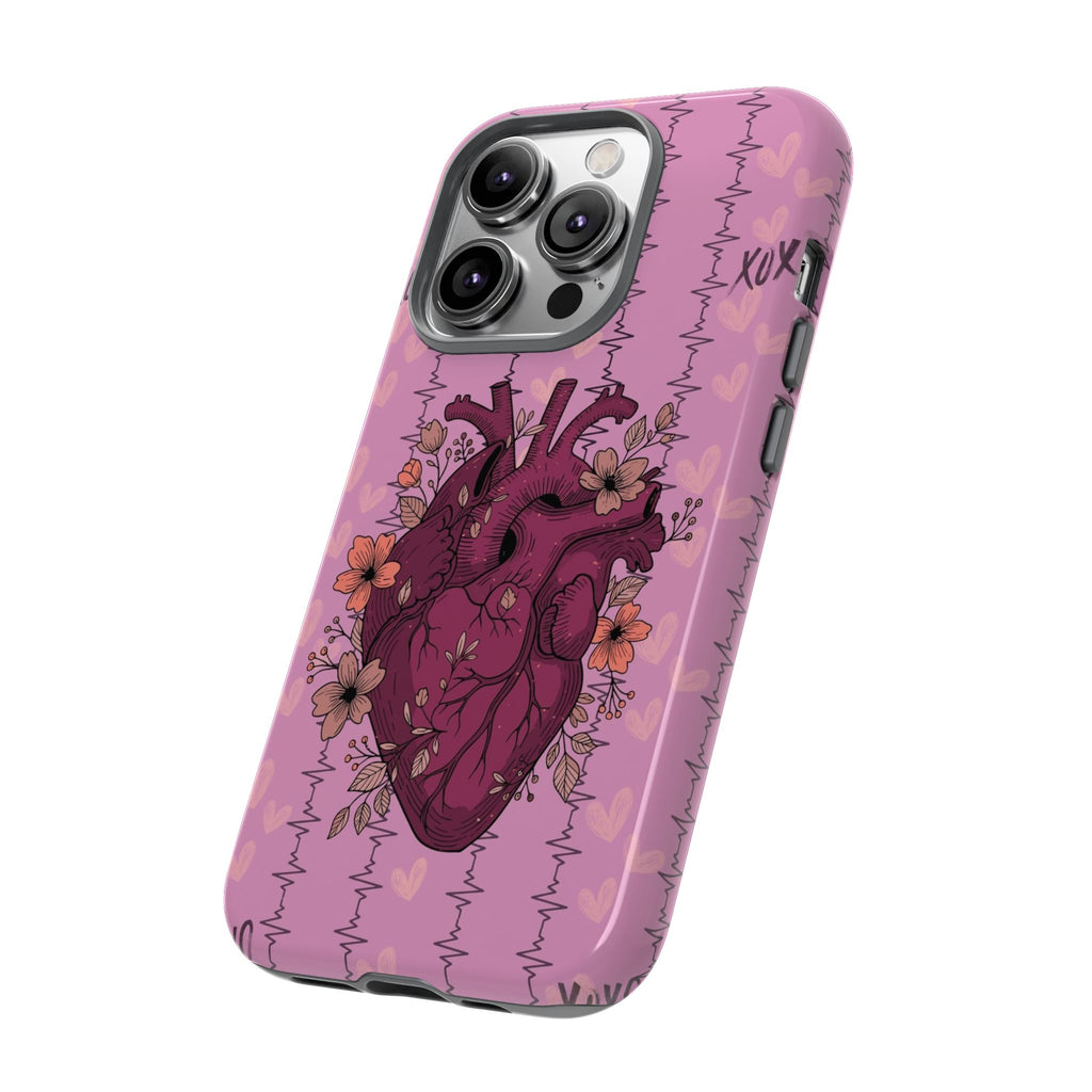Pink Anatomical Heart Phone Case