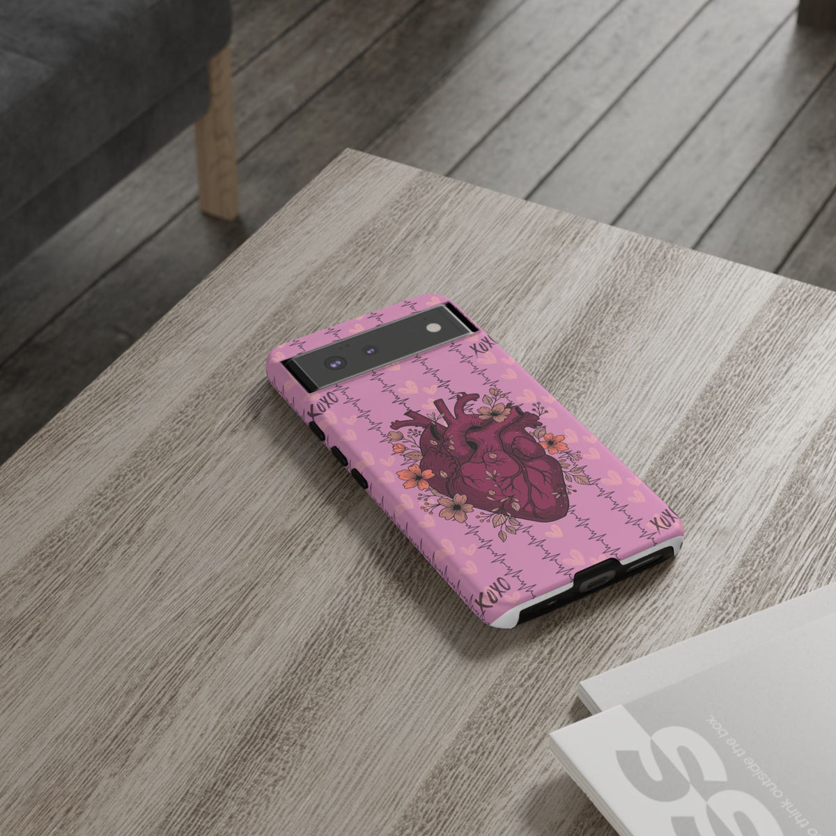 Pink Anatomical Heart Phone Case
