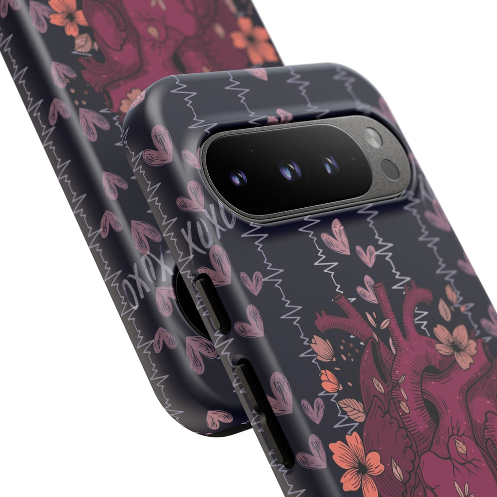 Dark Anatomical Heart Phone Case