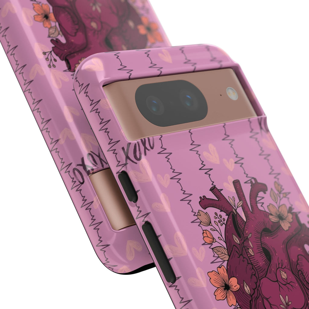 Pink Anatomical Heart Phone Case