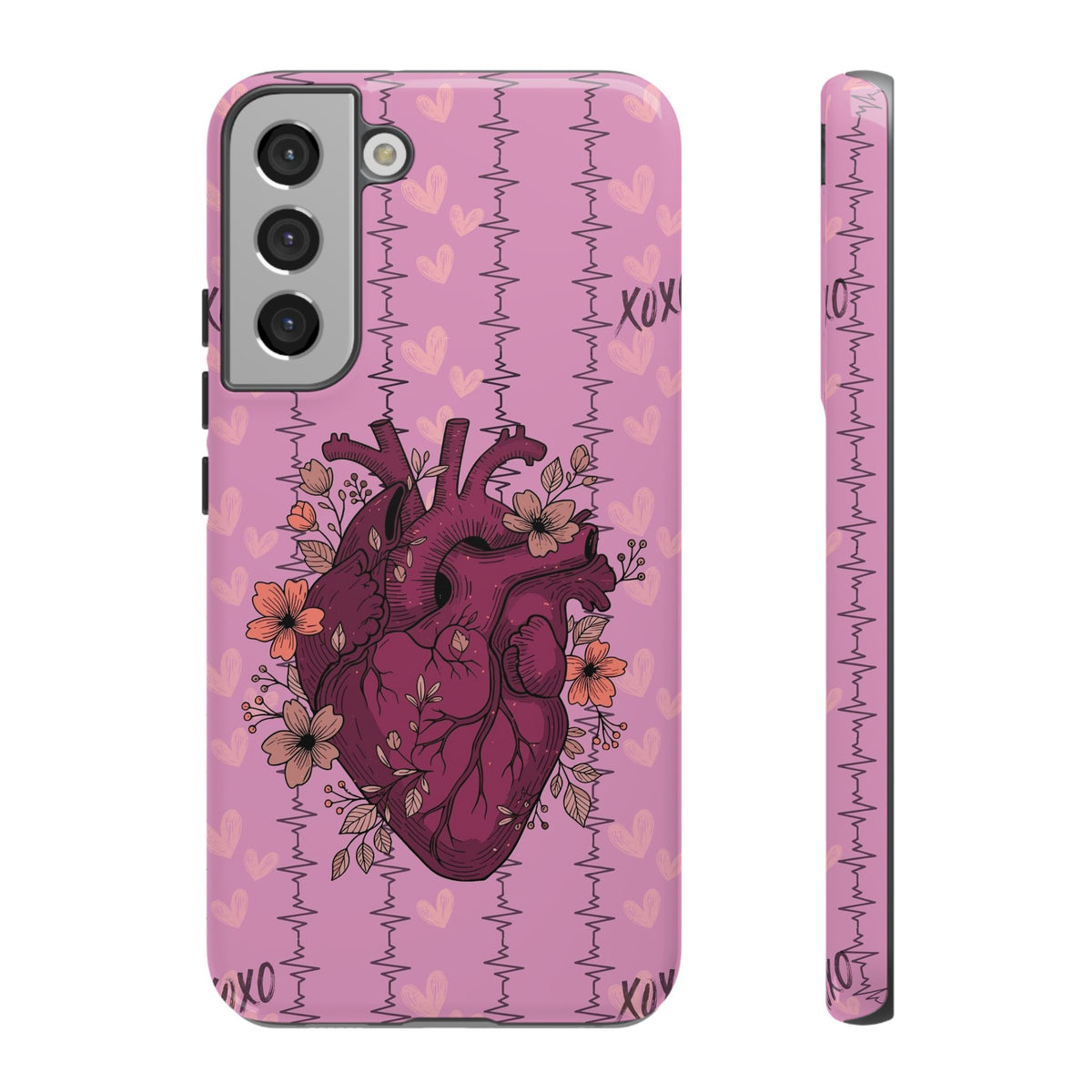 Pink Anatomical Heart Phone Case