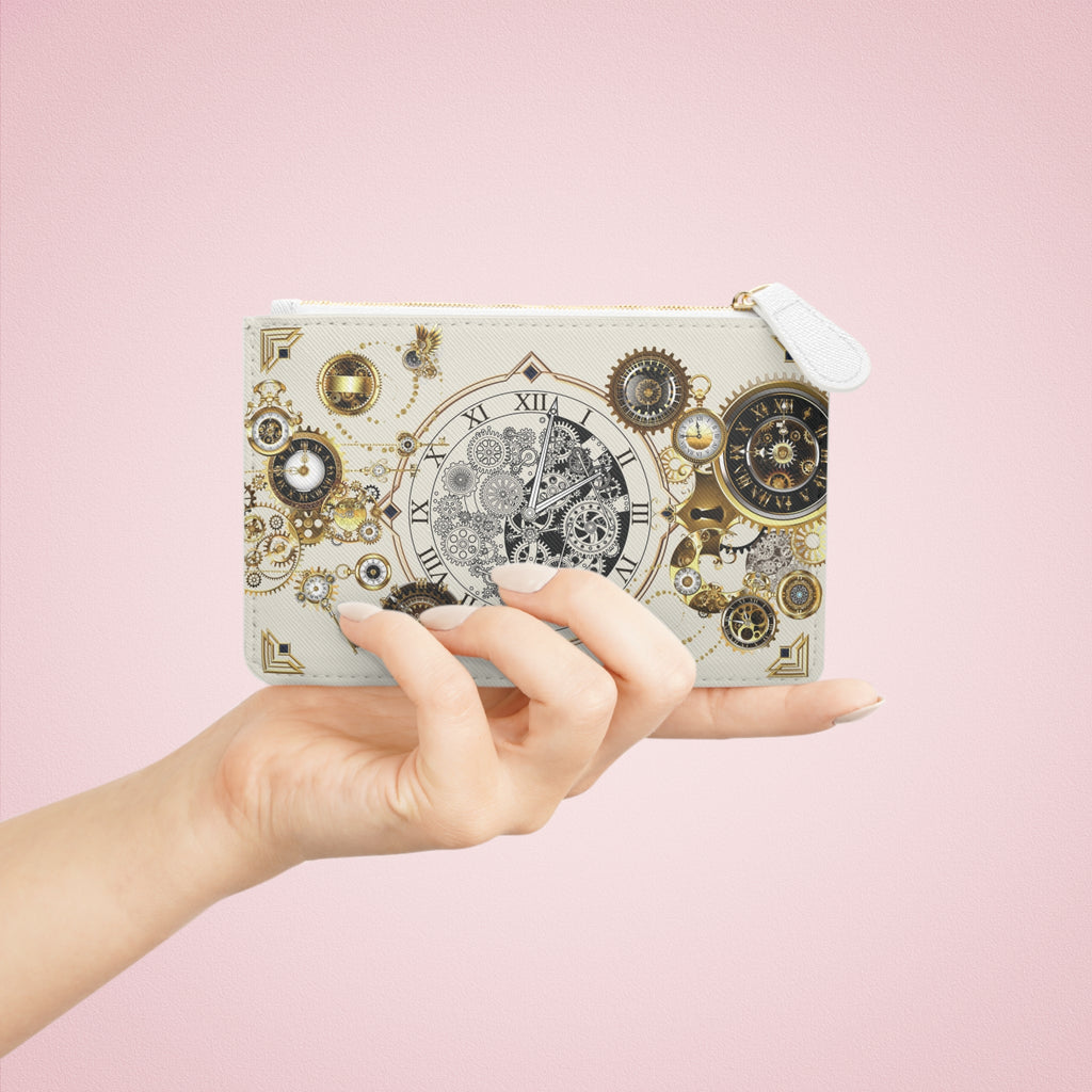 Mini Clutch - Steampunk Gear Clock Bag
