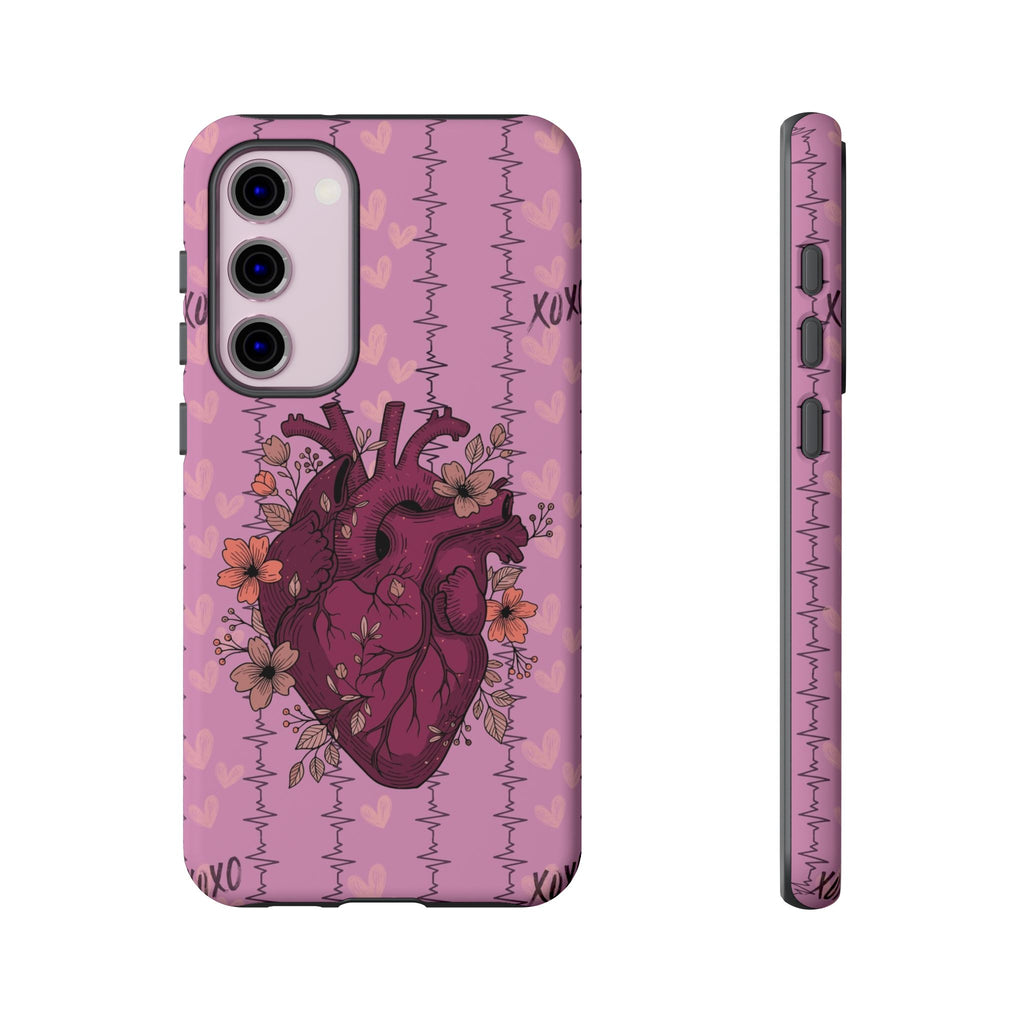 Pink Anatomical Heart Phone Case