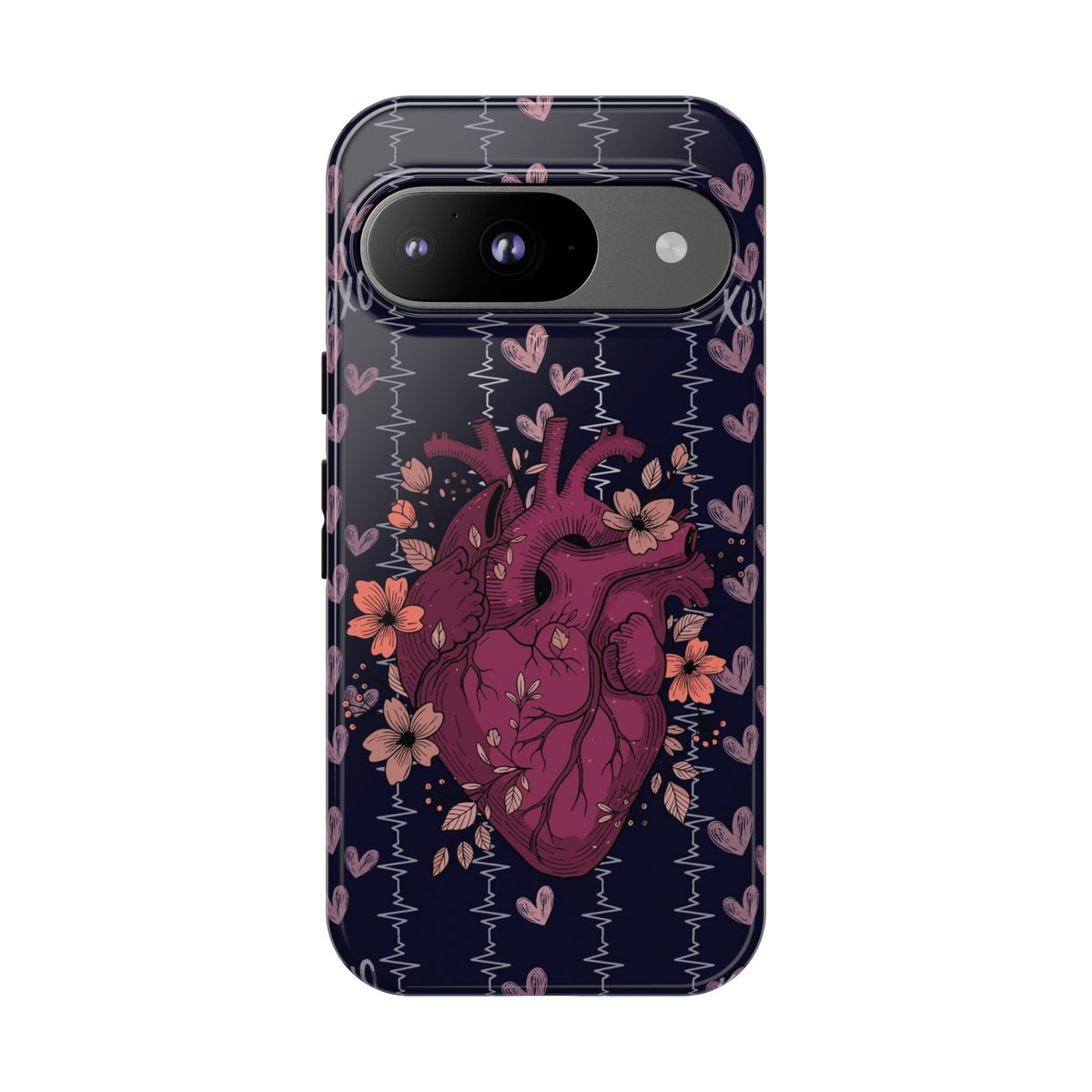 Dark Anatomical Heart Phone Case