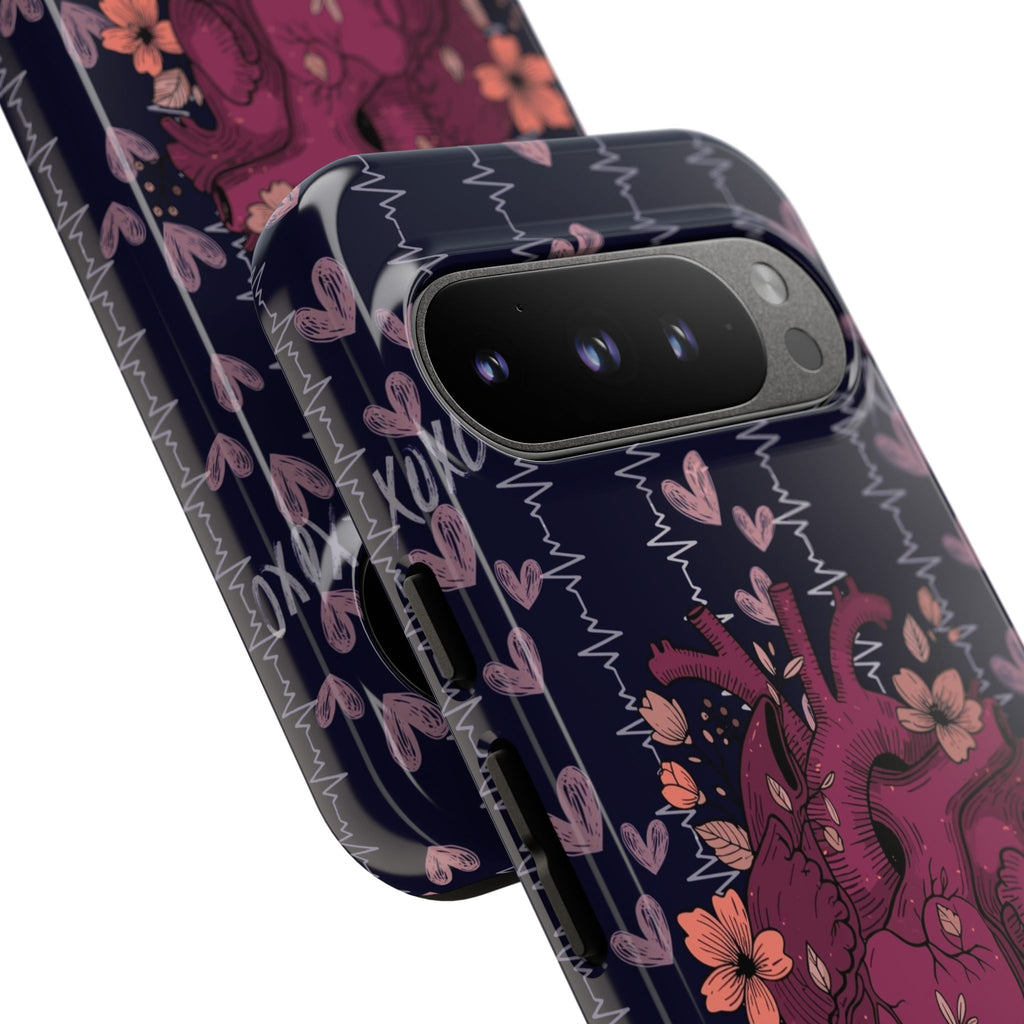 Dark Anatomical Heart Phone Case