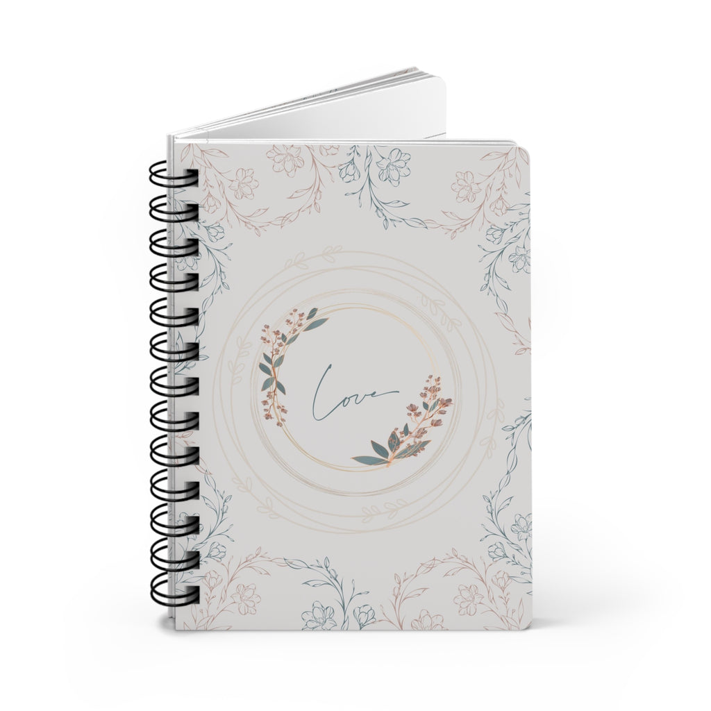 Love, Only Love - Floral Spiral Journal