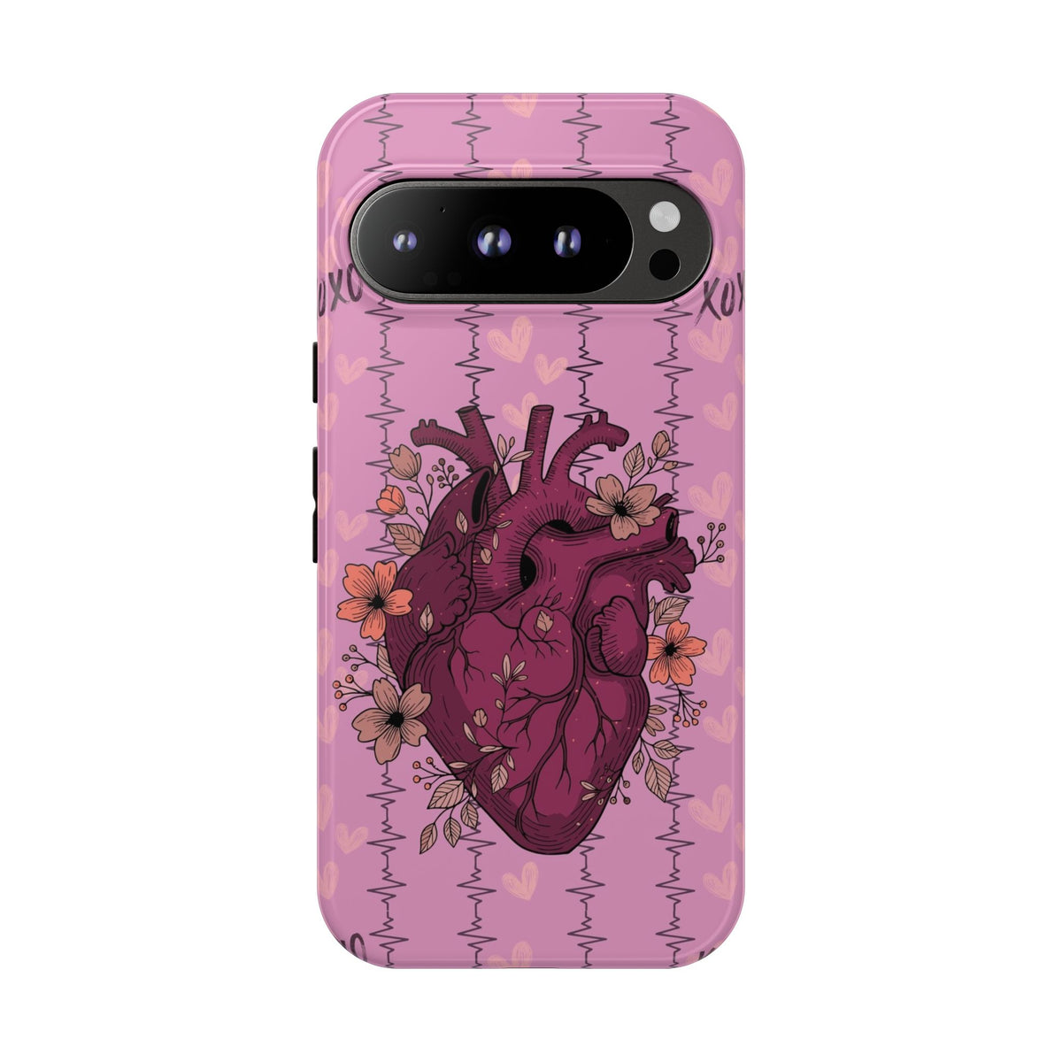 Pink Anatomical Heart Phone Case