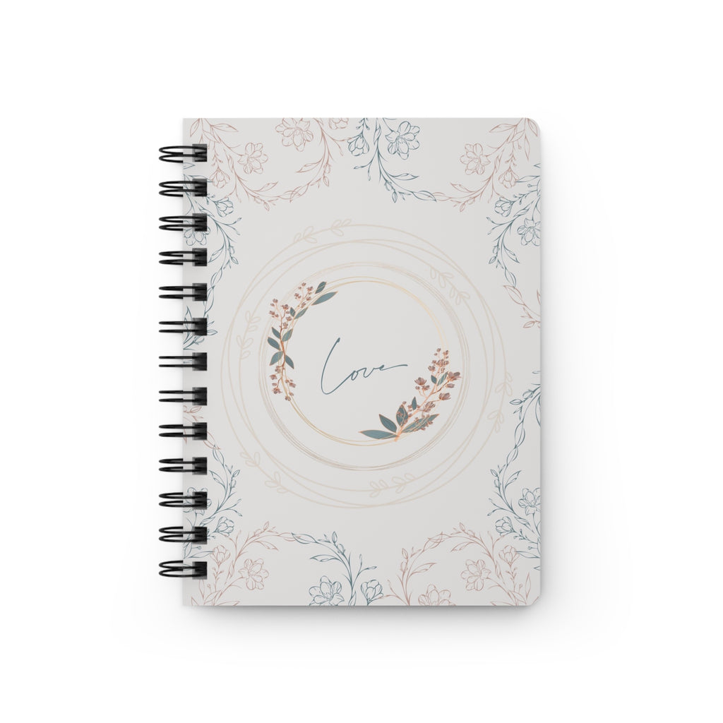 Love, Only Love - Floral Spiral Journal
