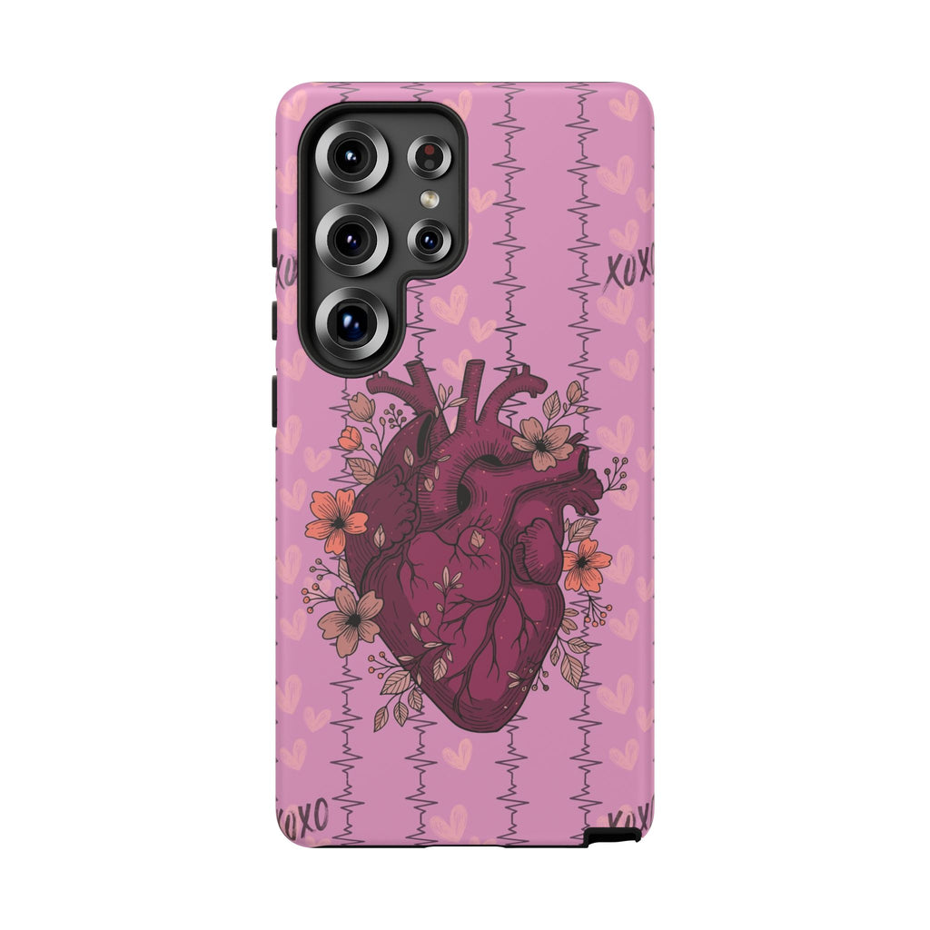Pink Anatomical Heart Phone Case