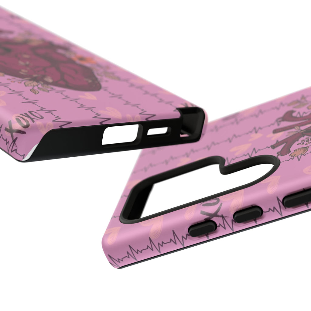 Pink Anatomical Heart Phone Case