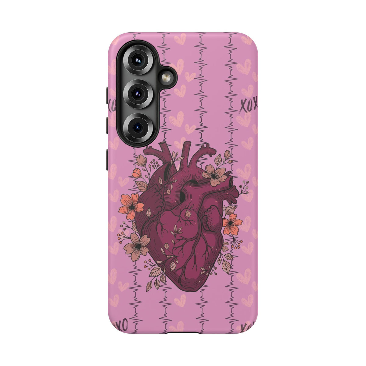 Pink Anatomical Heart Phone Case