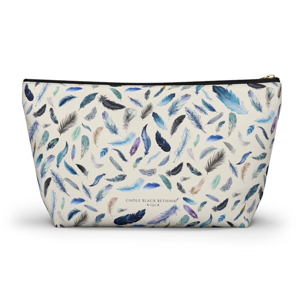 Nevermore Feather Cosmetic Bag