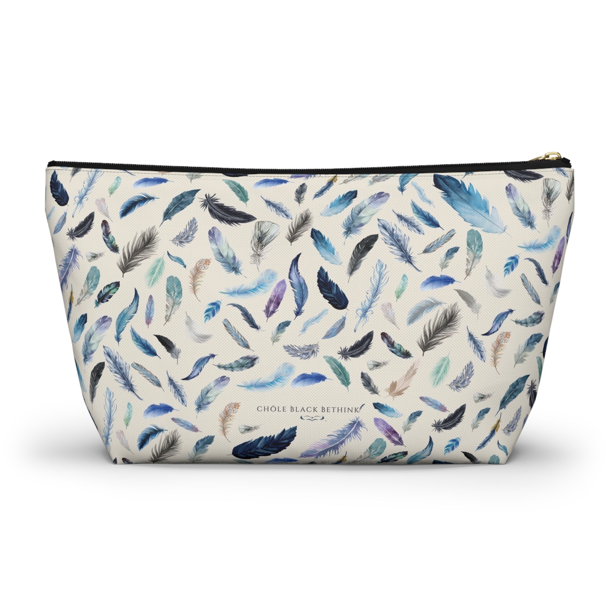 Nevermore Feather Cosmetic Bag