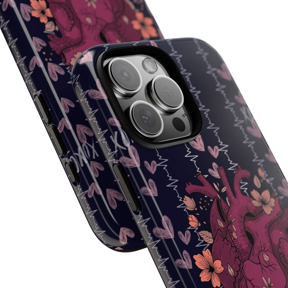 Dark Anatomical Heart Phone Case
